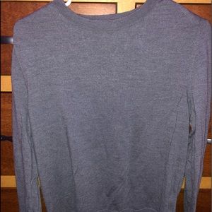 plain gray banana republic sweater